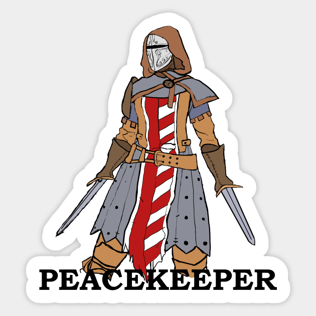 Peacekeeper Sticker by PandaUnni